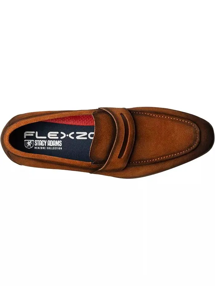 Мужские туфли Burke Moc Toe Saddle Slip On Stacy Adams — изображение 6 из 19, медь