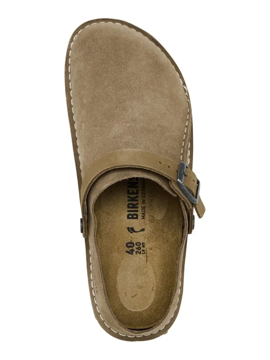 Женские сабо из замши Lutry 365 Birkenstock — изображение 5 из 6, серый