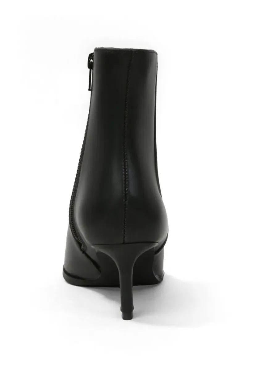 Ботинки женские Adina Pointed Toe Kitten Heel Ankle Black BERNESS — изображение 3 из 7, черный