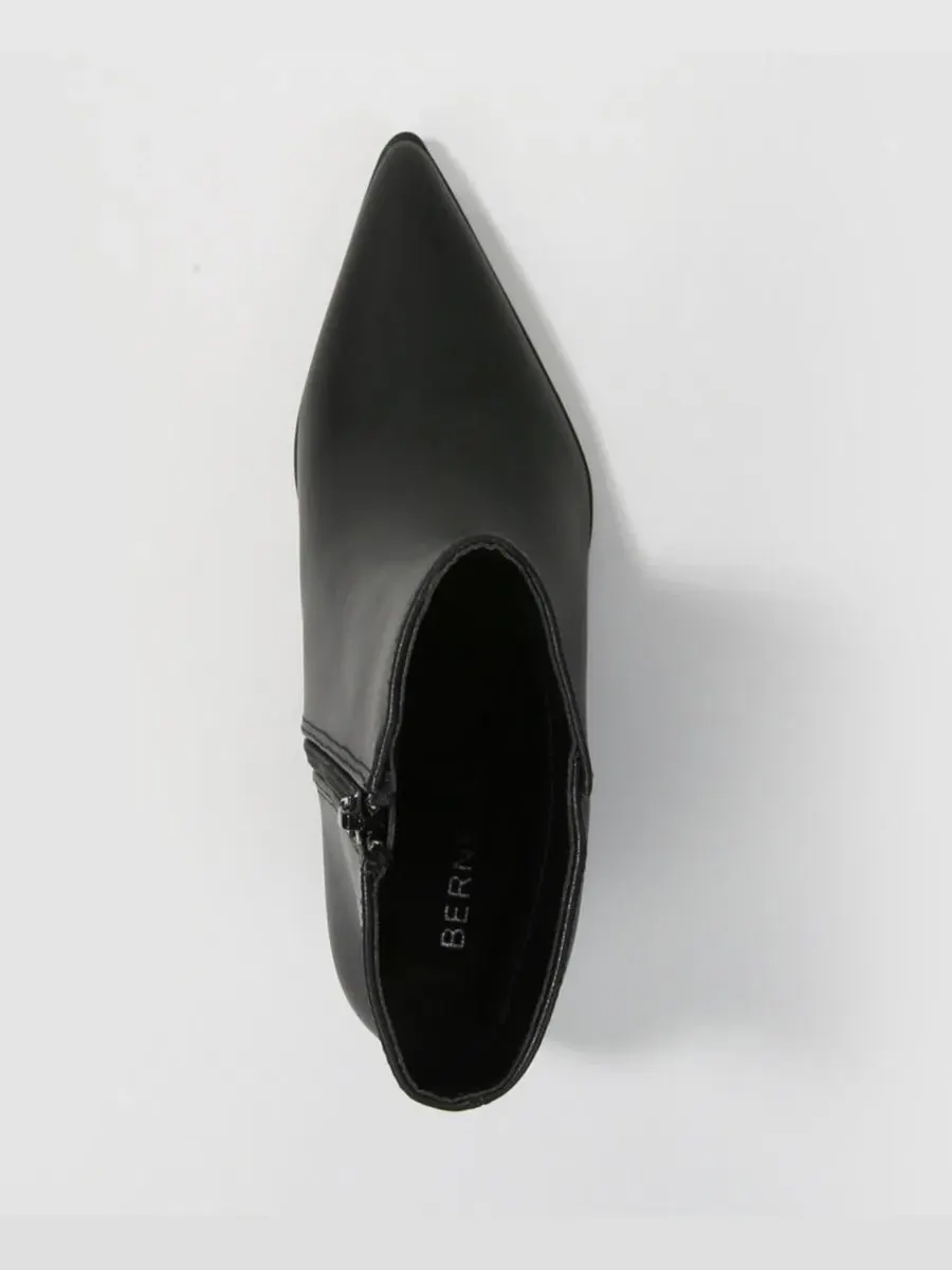 Ботинки женские Adina Pointed Toe Kitten Heel Ankle Black BERNESS — изображение 4 из 7, черный