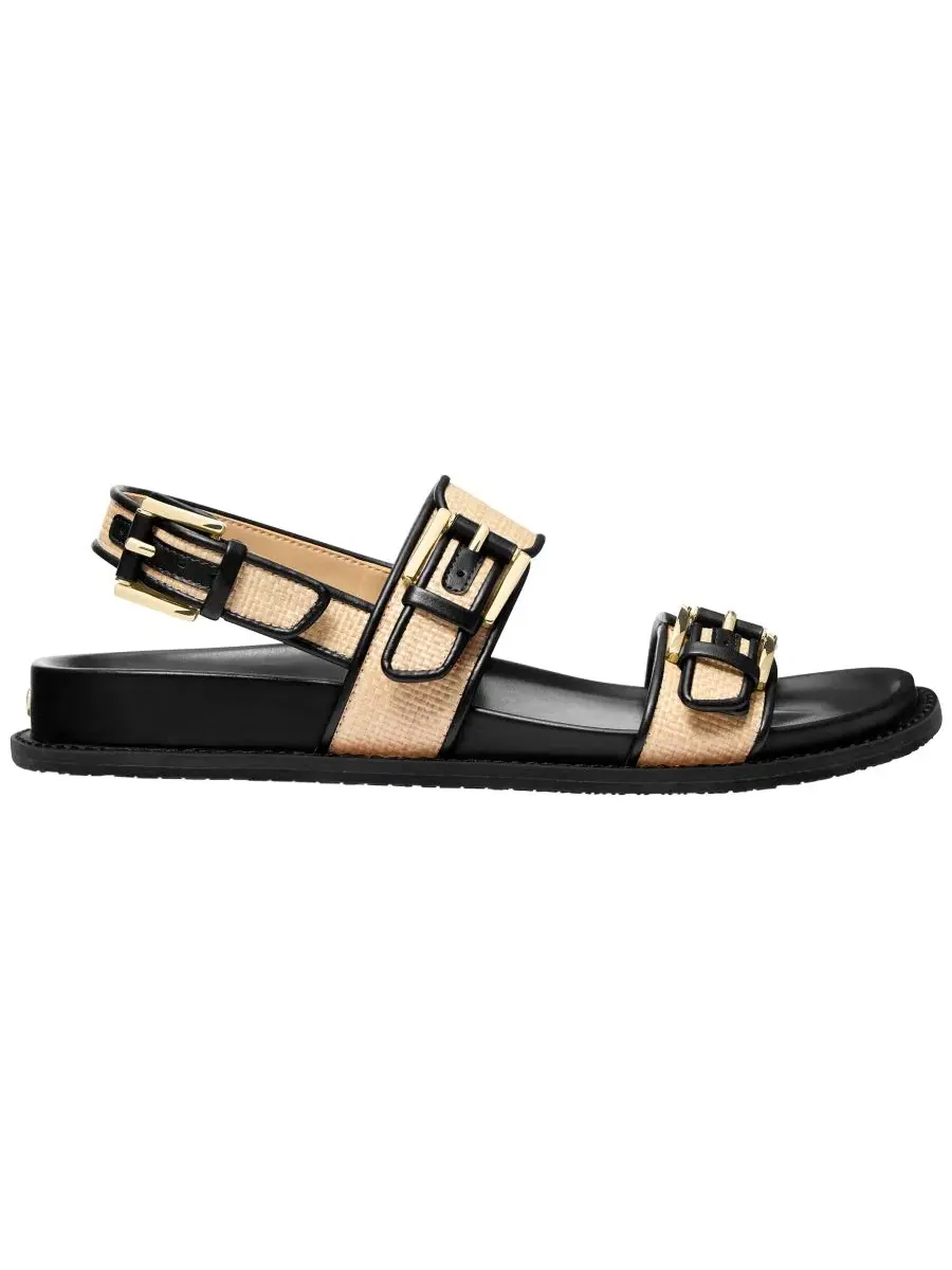 Женские сандалии на плоской подошве Nia Michael Kors — изображение 2 из 4, черный