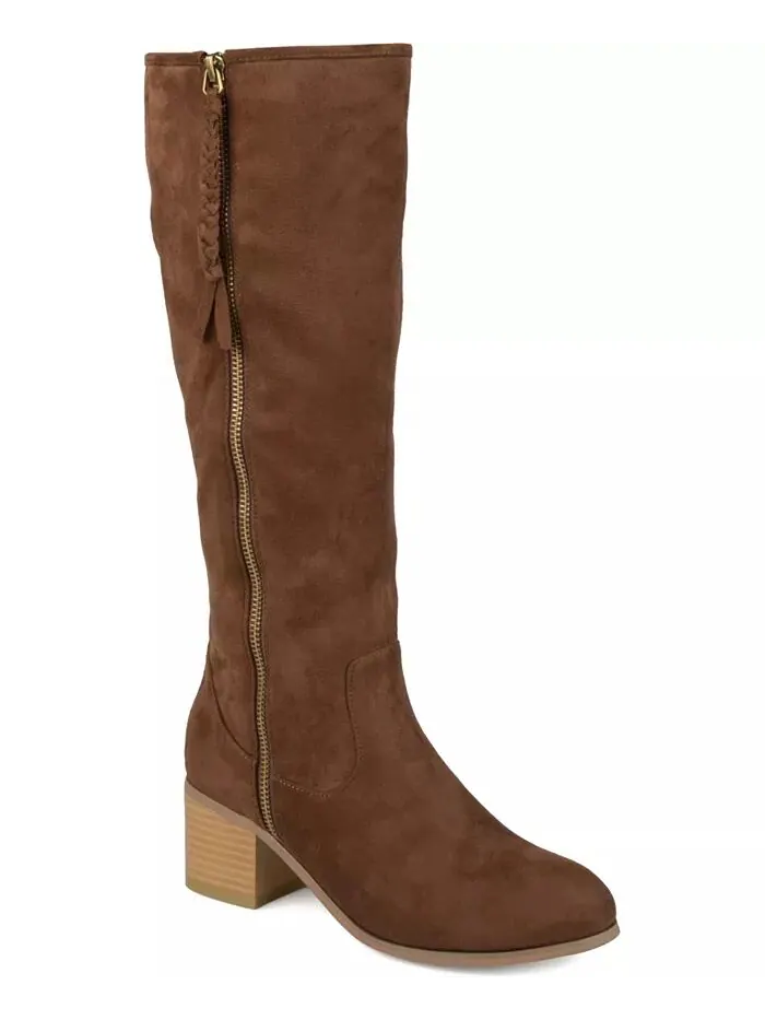 Женские сапоги Sanora Wide Calf Stacked Heel Mid Shaft Journee Collection