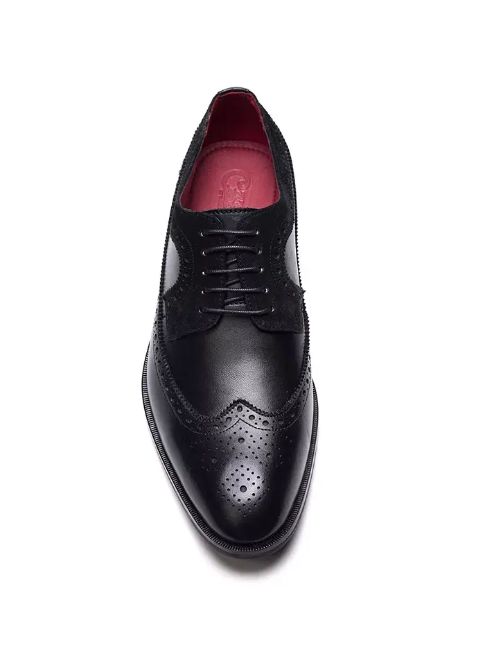 Мужские оксфорды Felix Wingtip Carlos by Carlos Santana — изображение 2 из 6, черный