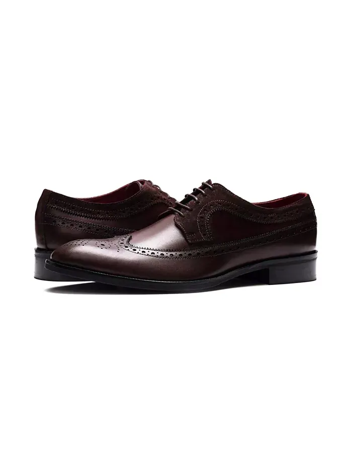 Мужские оксфорды Felix Wingtip Carlos by Carlos Santana — изображение 5 из 6, коричневый