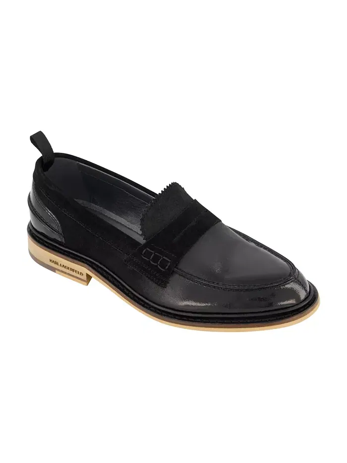 Мужские лоферы Penny из замши White Label KARL LAGERFELD PARIS