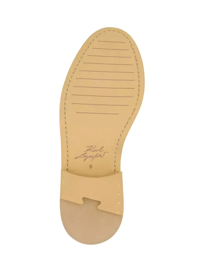 Мужские лоферы Penny из замши White Label KARL LAGERFELD PARIS — изображение 5 из 12, черный