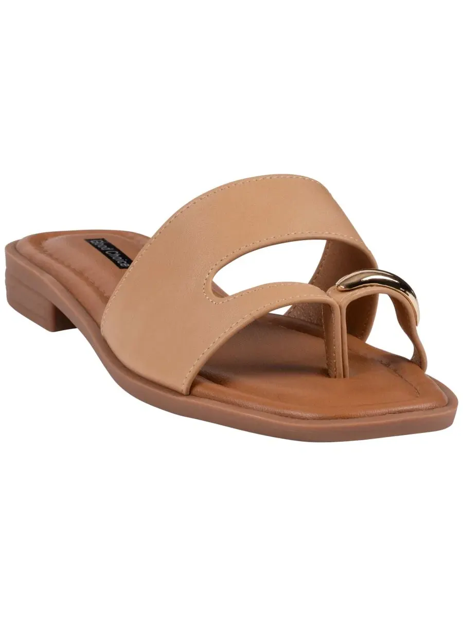 Женские сандалии-слайды Halie Toe Ring Slide GC Shoes