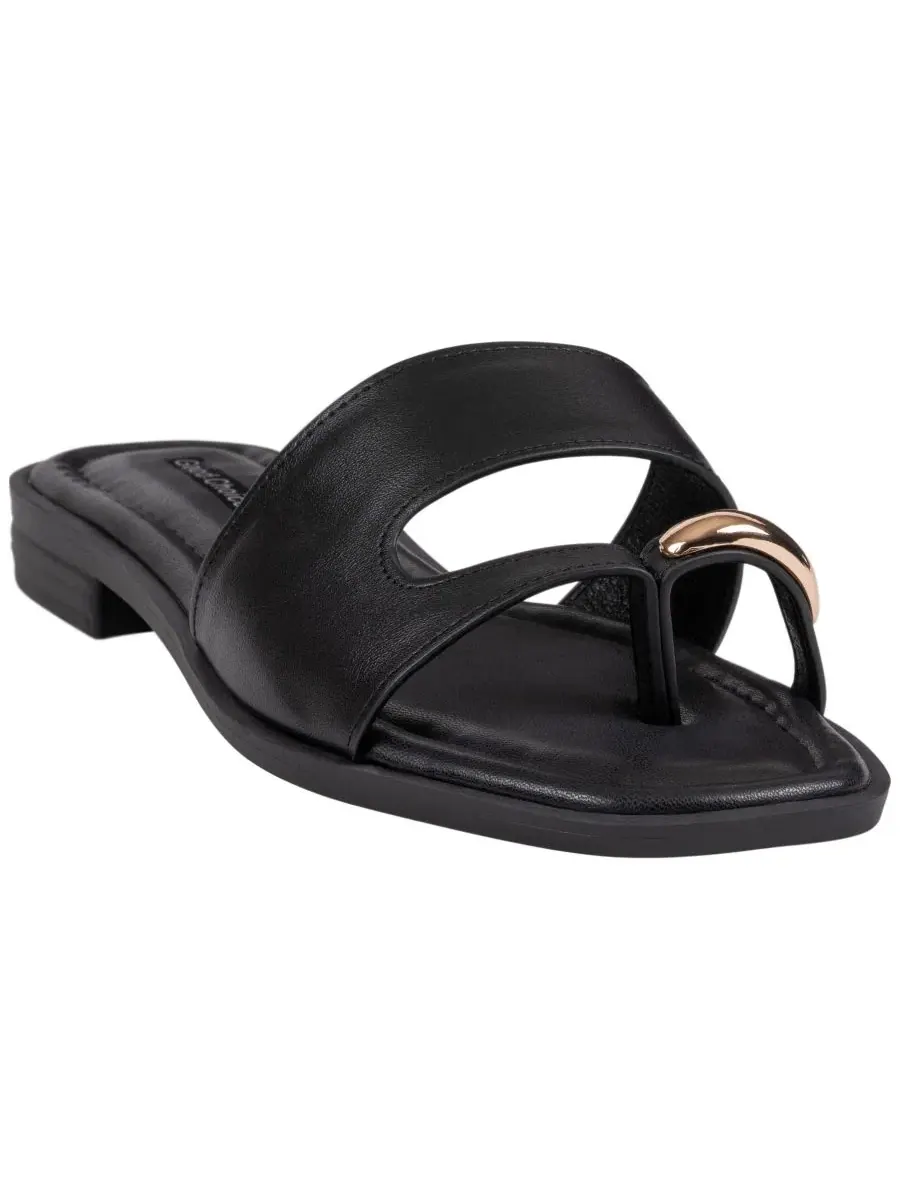 Женские босоножки-слайды с кольцом Halie GC Shoes