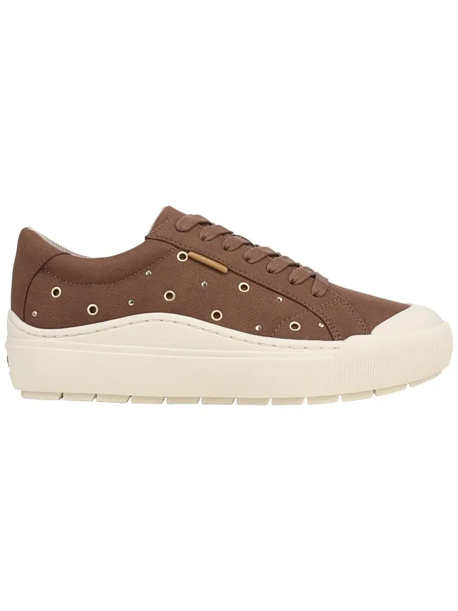 Кеды с заклепками Time Off Stud Dr. Scholl's — изображение 2 из 5, коричневый