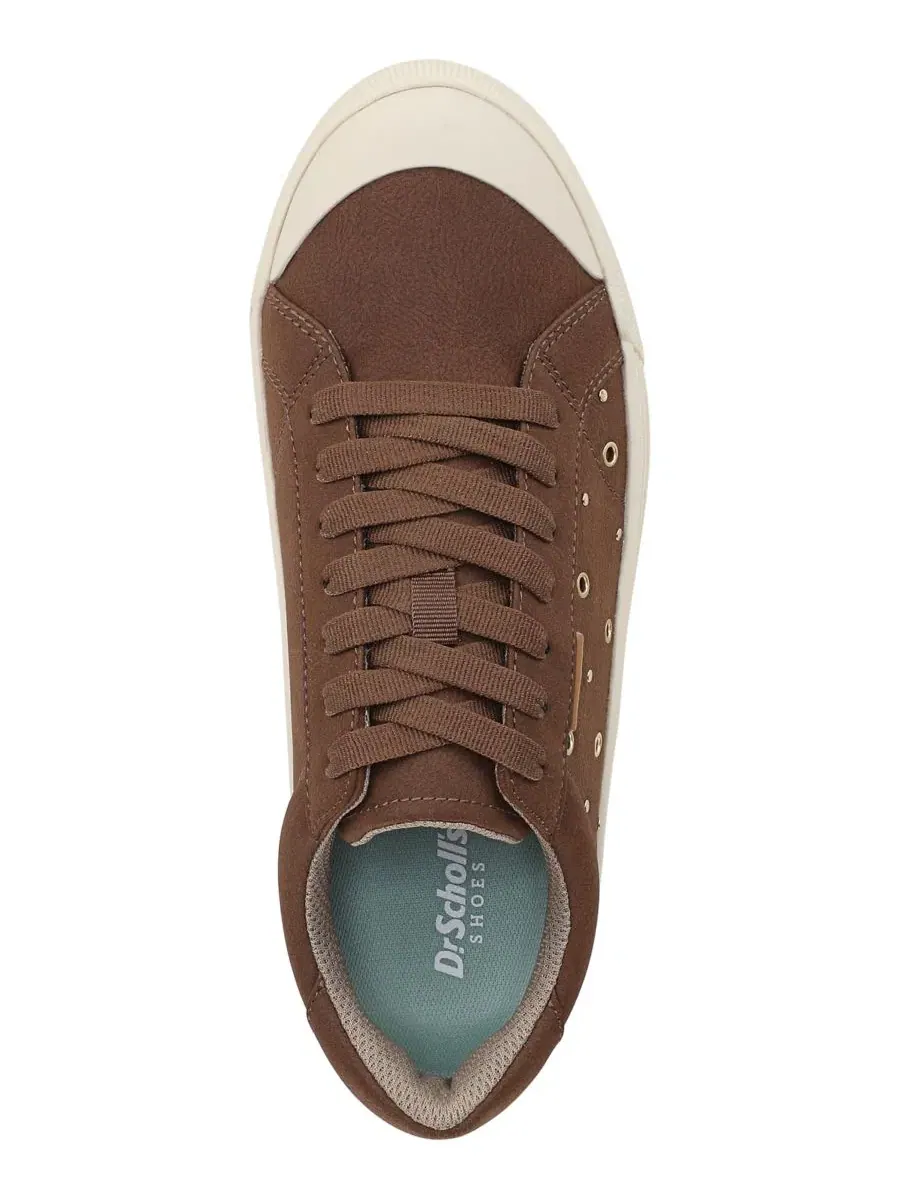 Кеды с заклепками Time Off Stud Dr. Scholl's — изображение 4 из 5, коричневый