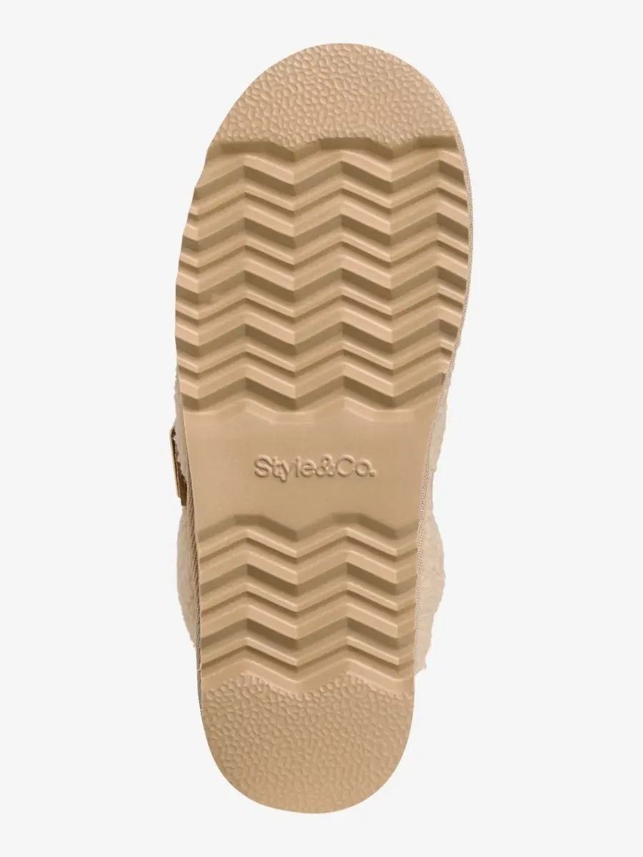Женские тапочки Ryderr Round Toe Style & Co — изображение 4 из 5, бежевый