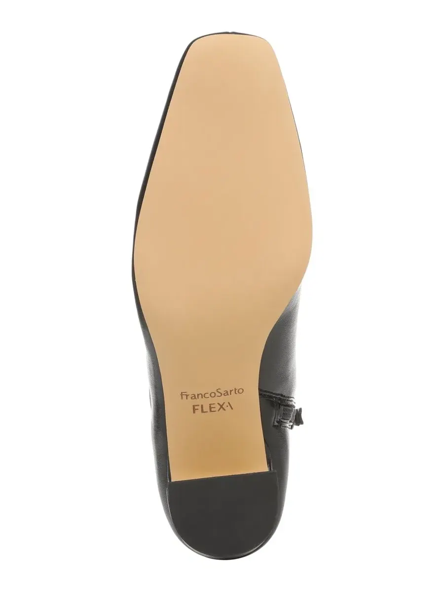Ботильоны Franco Sarto Stina Square Toe Zip Short — изображение 5 из 5, черный