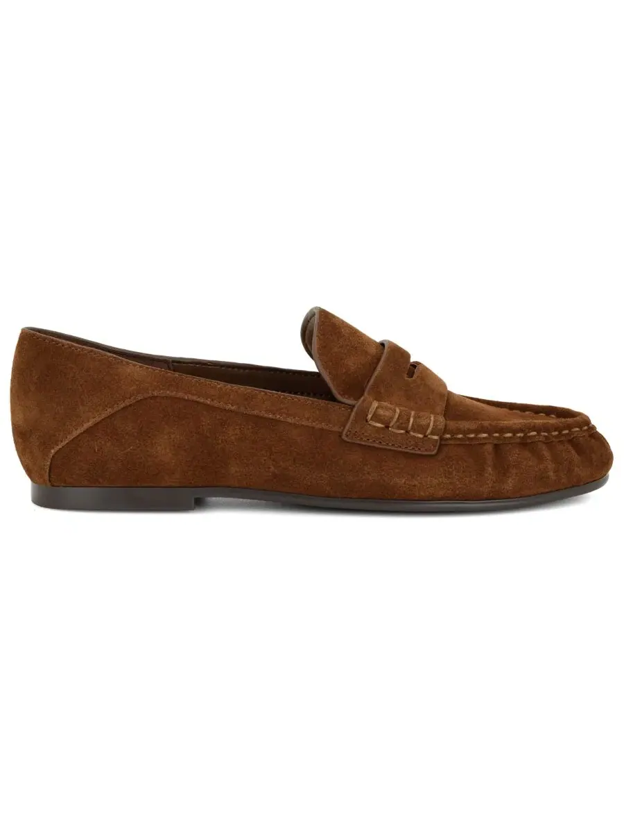 Лоферы-пенни слипоны Rasco Nine West, Dark Natural Suede — изображение 2 из 5