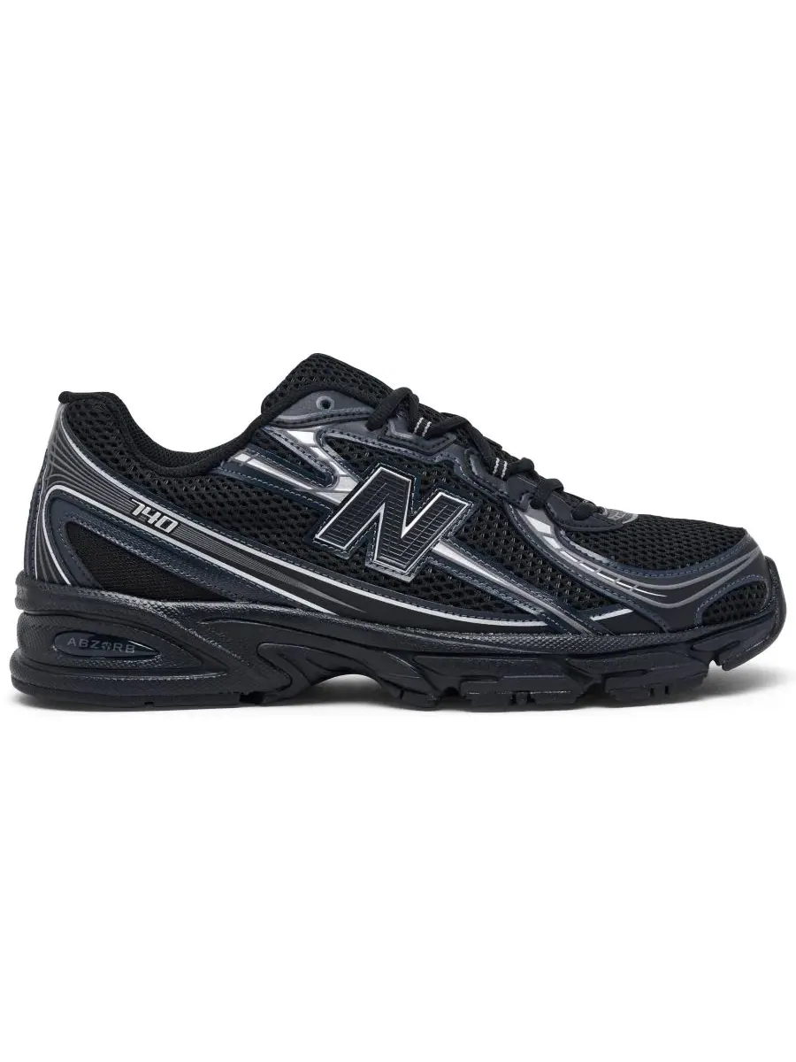 Кроссовки New Balance 740 — изображение 2 из 6, черный серебристый