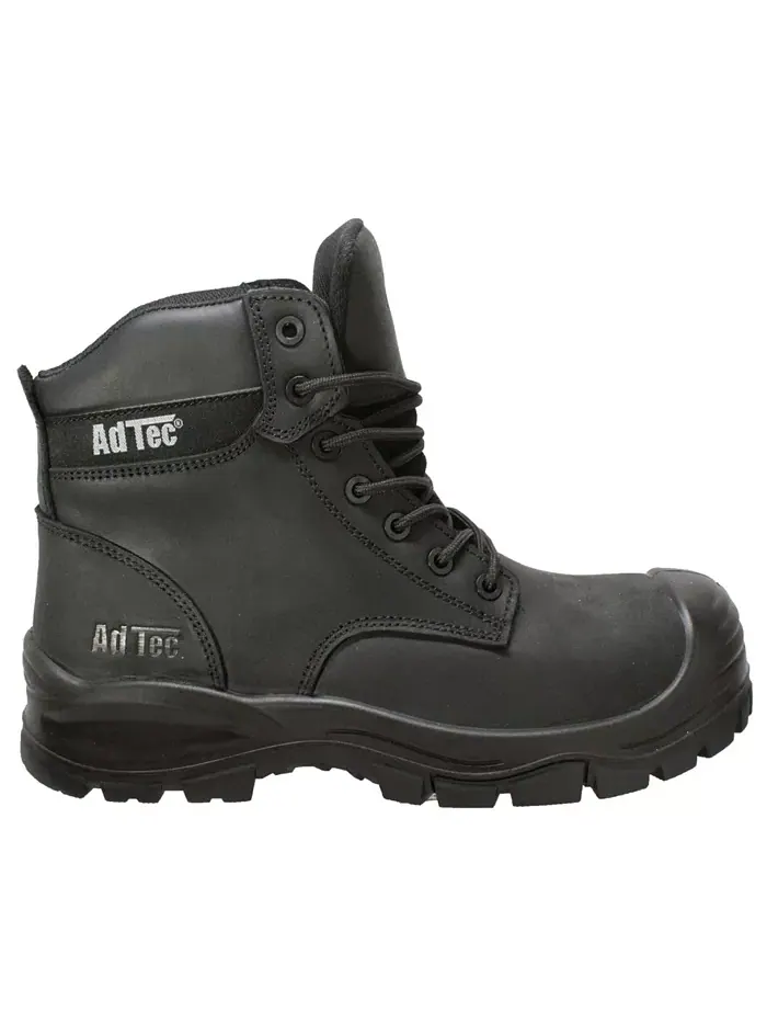 Мужские рабочие ботинки 6" Waterproof Composite Toe коричневые AdTec — изображение 2 из 5, черный