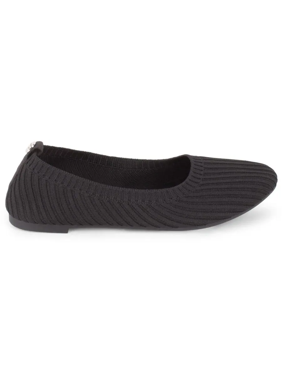 Женские балетки из трикотажа Clementia Tahari — изображение 2 из 6, черный