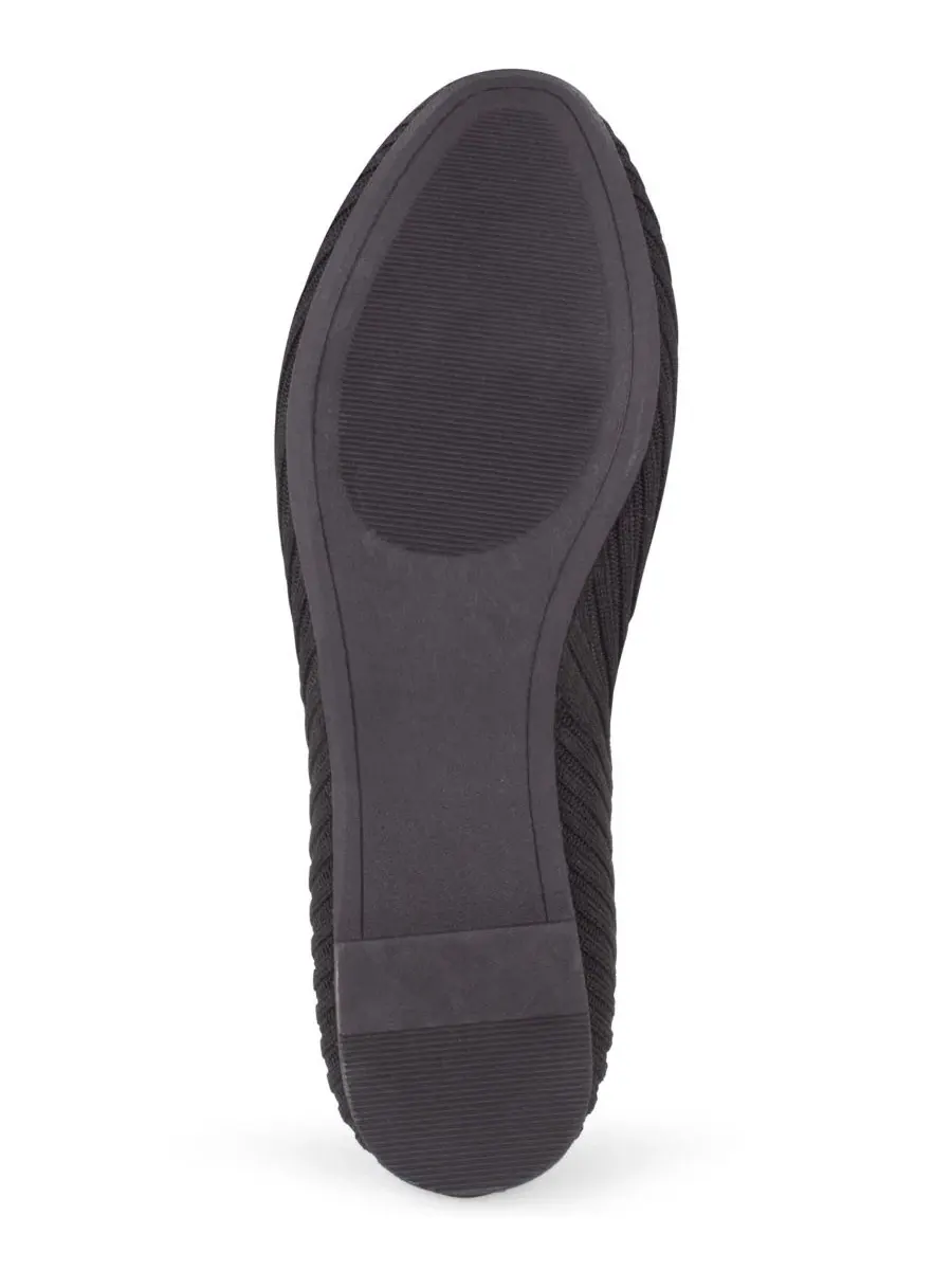 Женские балетки из трикотажа Clementia Tahari — изображение 5 из 6, черный