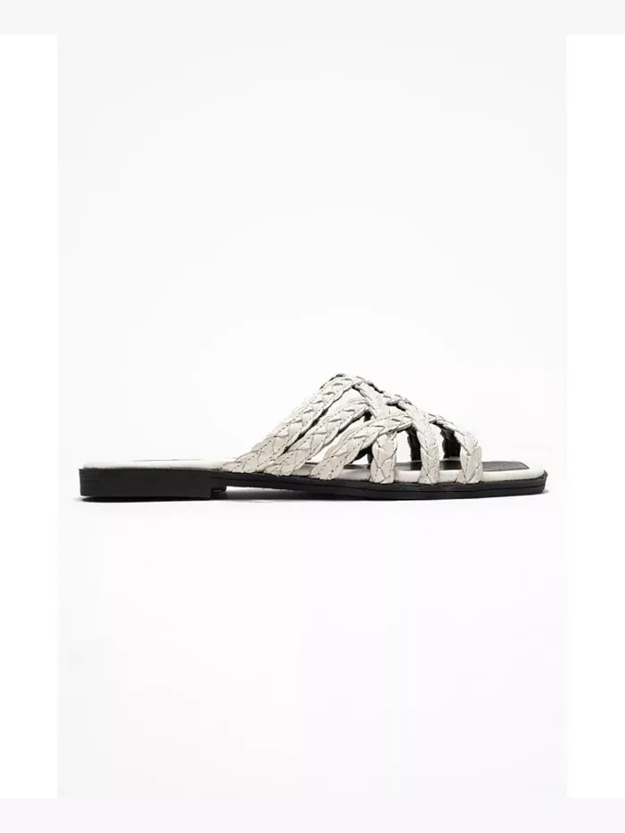 Кожаные сланцы Alisha Slide (Женские) Forever & Always Shoes — изображение 6 из 6, бежевый/бежевый