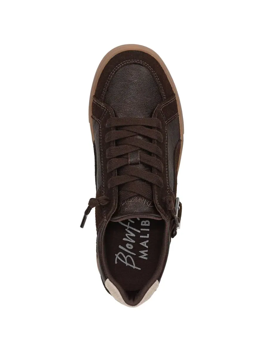 Кроссовки-слипоны Topanga с декоративной фурнитурой Blowfish Malibu, Espresso Faux Suede/Nylon — изображение 4 из 5, бежевый