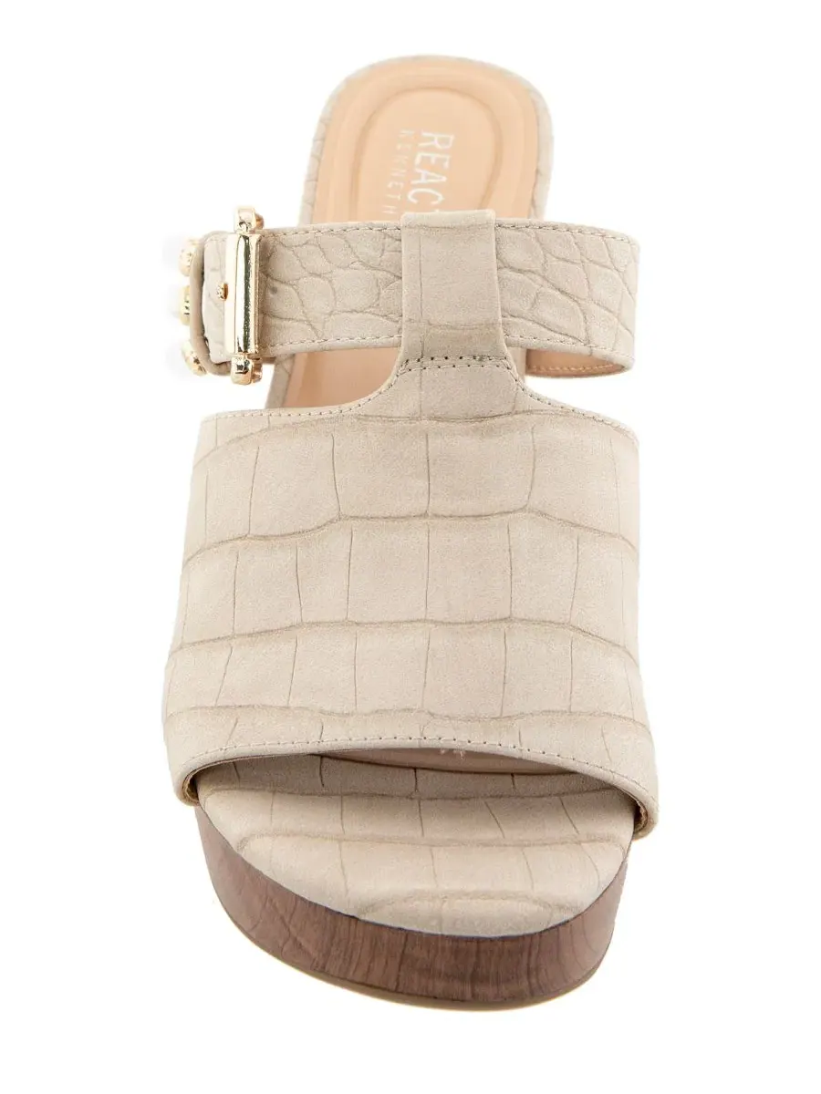 Босоножки на платформе с широким ремешком Rumson Kenneth Cole Reaction, Wood Ash Gator — изображение 7 из 8