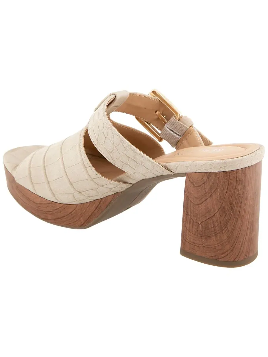 Босоножки на платформе с широким ремешком Rumson Kenneth Cole Reaction, Wood Ash Gator — изображение 8 из 8