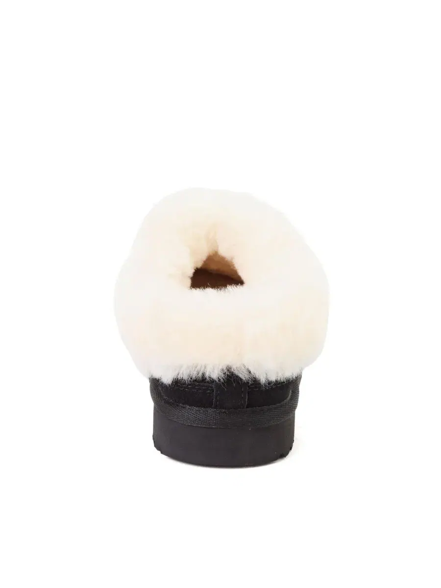 Женские тапочки-клоги с водоотталкивающим трикотажем и овчиной, модель Fireside by Adelaide Sport — изображение 6 из 6