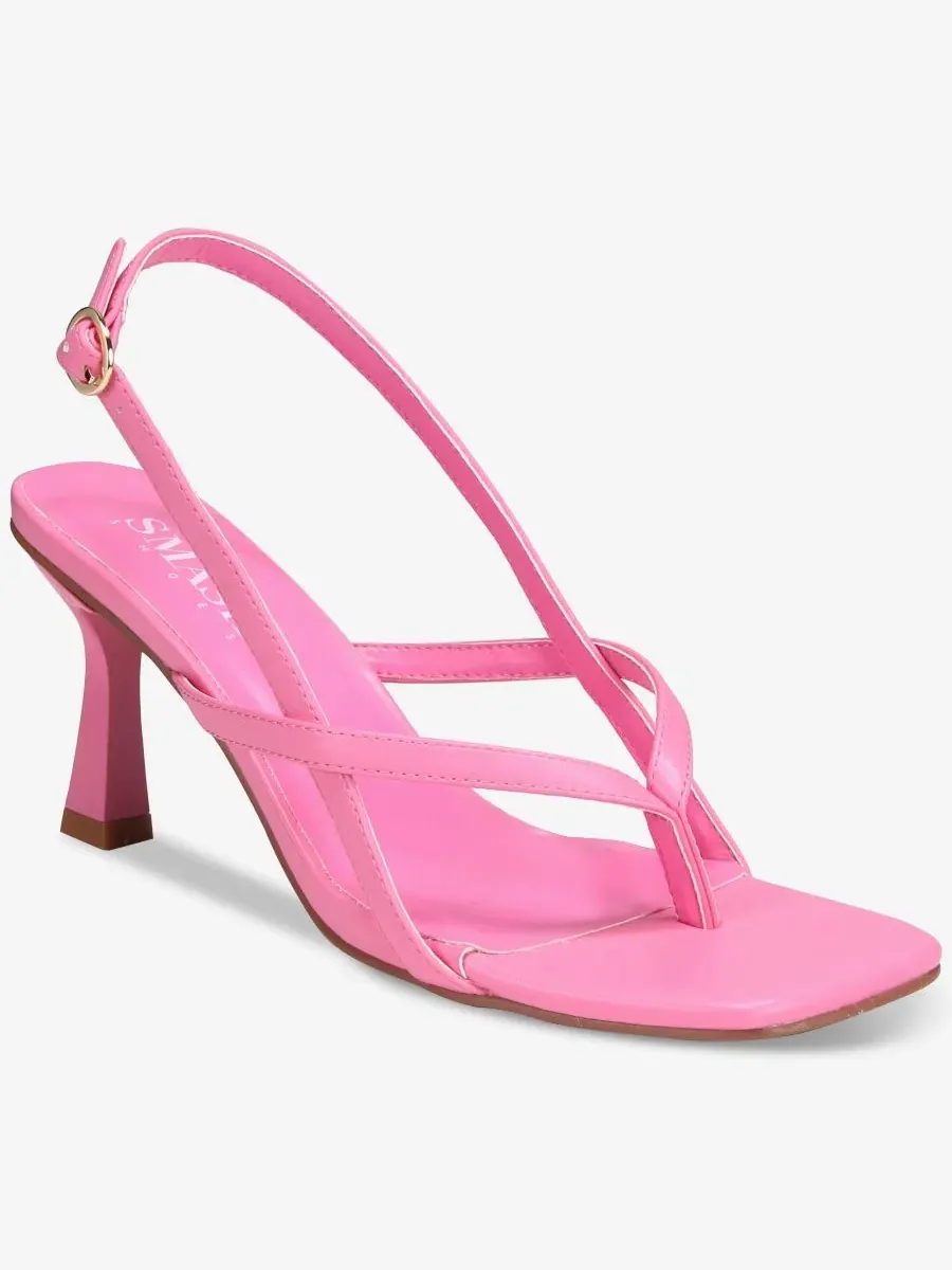 Женские сандалии Freya с открытой пяткой - доступны большие размеры SMASH Shoes — розовый