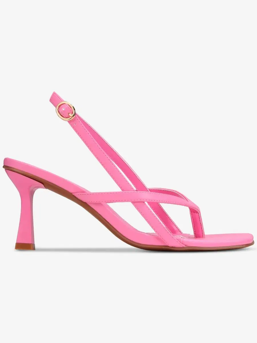Женские сандалии Freya с открытой пяткой - доступны большие размеры SMASH Shoes — изображение 2 из 6, розовый