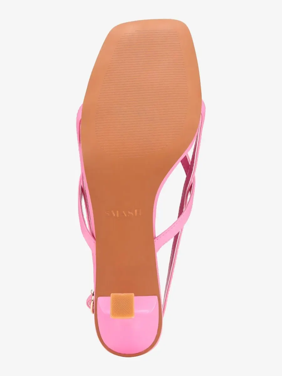 Женские сандалии Freya с открытой пяткой - доступны большие размеры SMASH Shoes — изображение 5 из 6, розовый