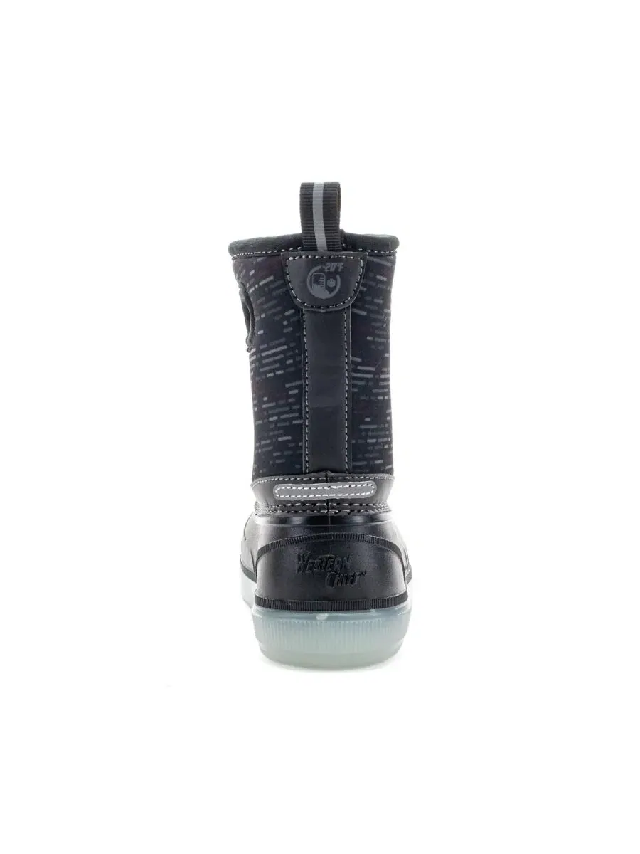 Детские зимние ботинки Travali Lighted Faux Fur Neoprene Cold Weather Boot Western Chief — изображение 2 из 3, черный