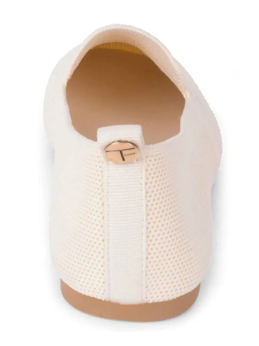 Женские слипоны с вязаным верхом Natalia Knit Slip-On Flats Tahari — изображение 3 из 6, прозрачный
