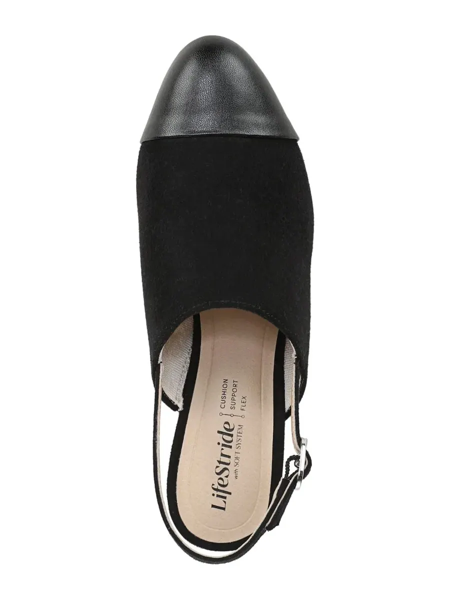 Туфли Tessa Slingback Pumps LifeStride — изображение 4 из 5, черный