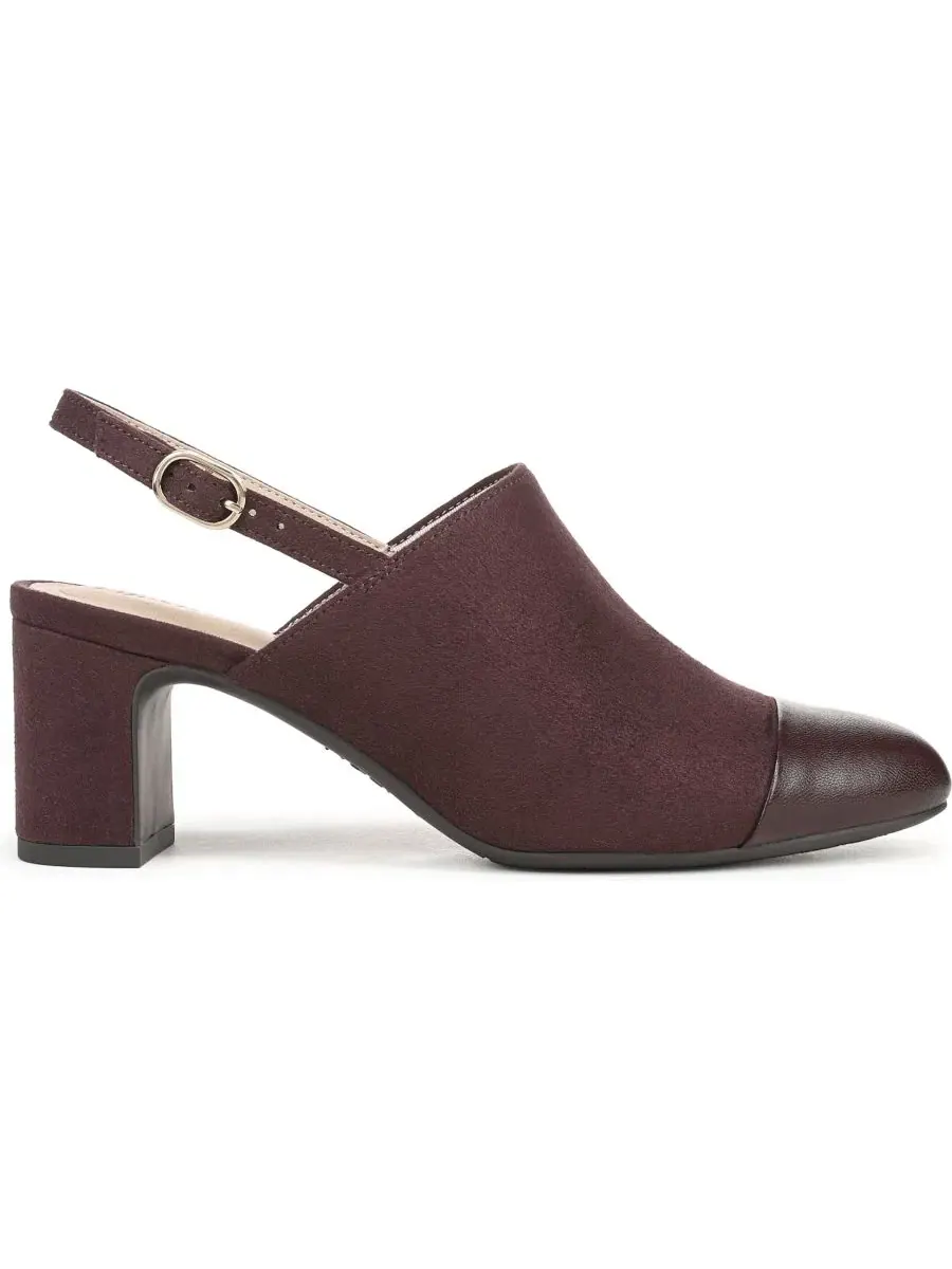 Туфли-лодочки Tessa Slingback LifeStride, Chocolate Plum Microsuede — изображение 2 из 5