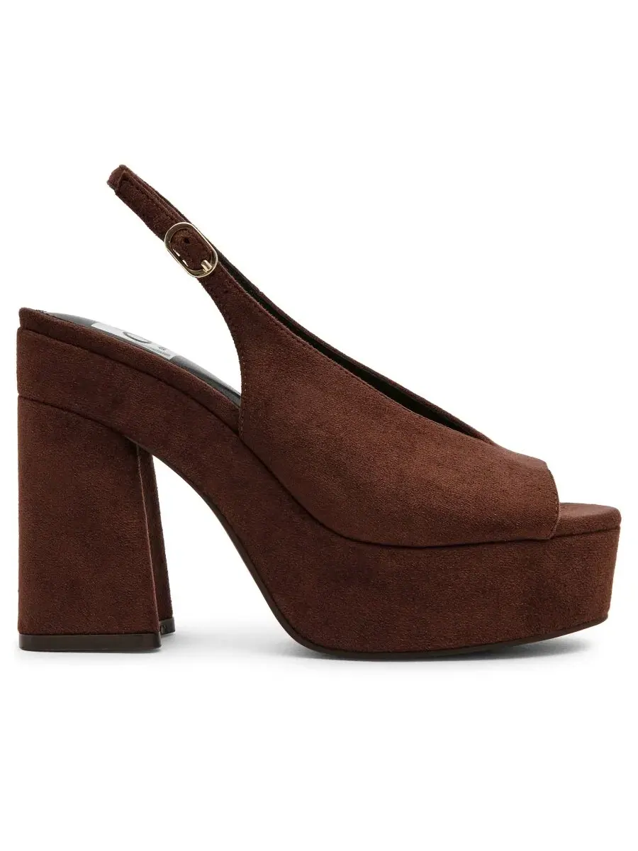 Сандалии на платформе и каблуке Wildan Slingback DV Dolce Vita — изображение 2 из 7, коричневый