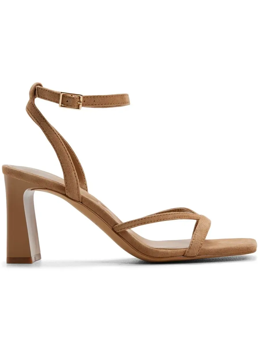 Босоножки на каблуке с квадратным носком Stellare ALDO — изображение 2 из 5, коричневый