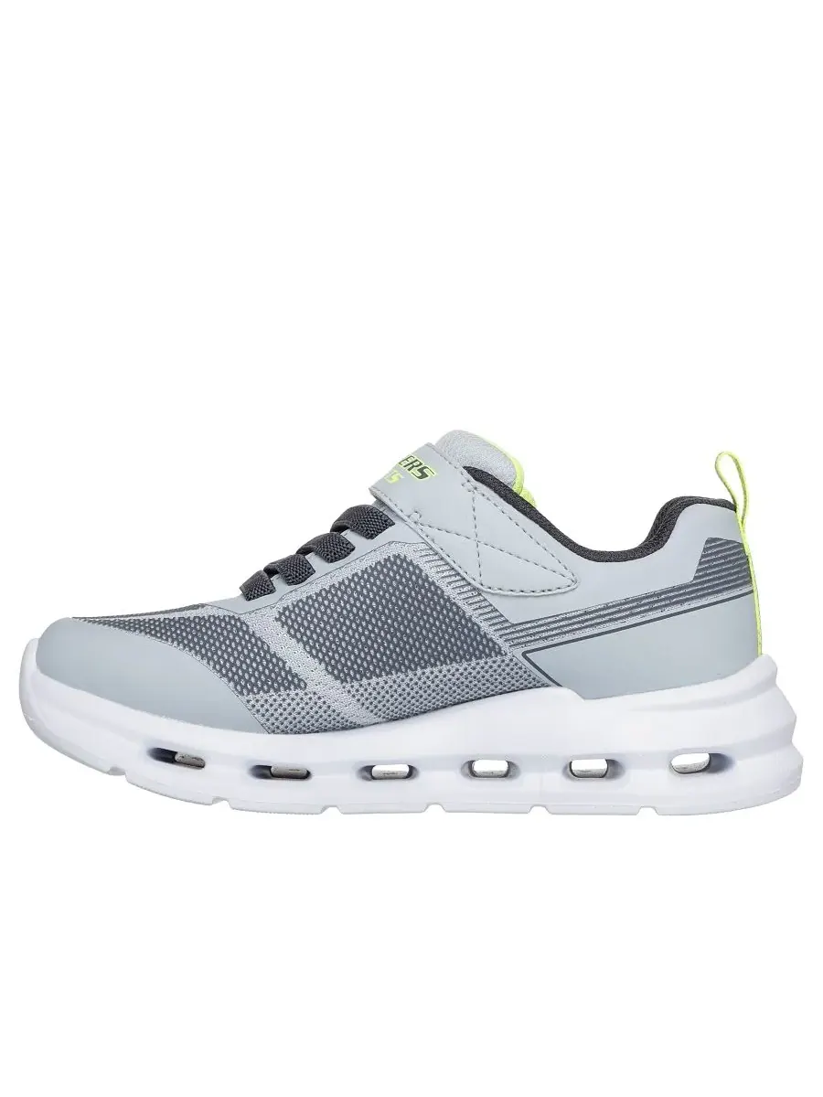 Детские кроссовки S-Lights: Glide-Step Lights с застежкой-липучкой от Finish Line Skechers — изображение 2 из 6, серый