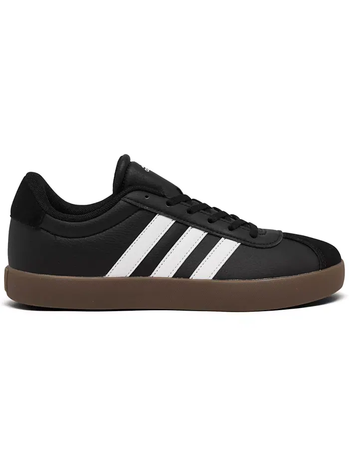 Кроссовки VL Court 3.0 для подростков от Finish Line adidas — изображение 2 из 6, черный белый