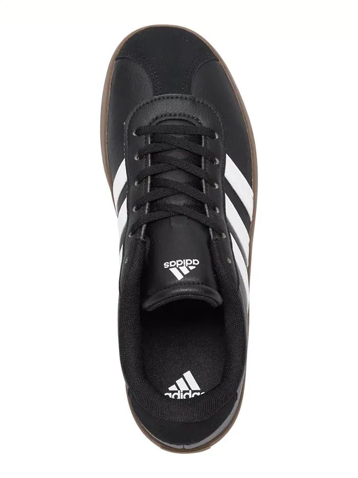 Кроссовки VL Court 3.0 для подростков от Finish Line adidas — изображение 5 из 6, черный белый