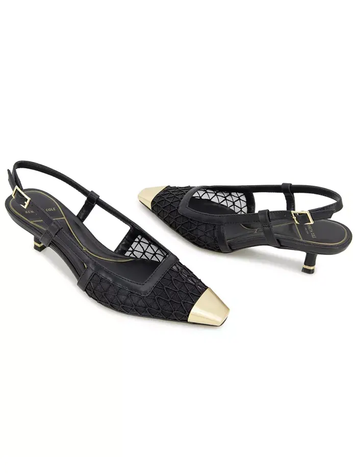 Женские туфли-лодочки Maxine с металлическим носком Kenneth Cole New York — изображение 8 из 8, черный