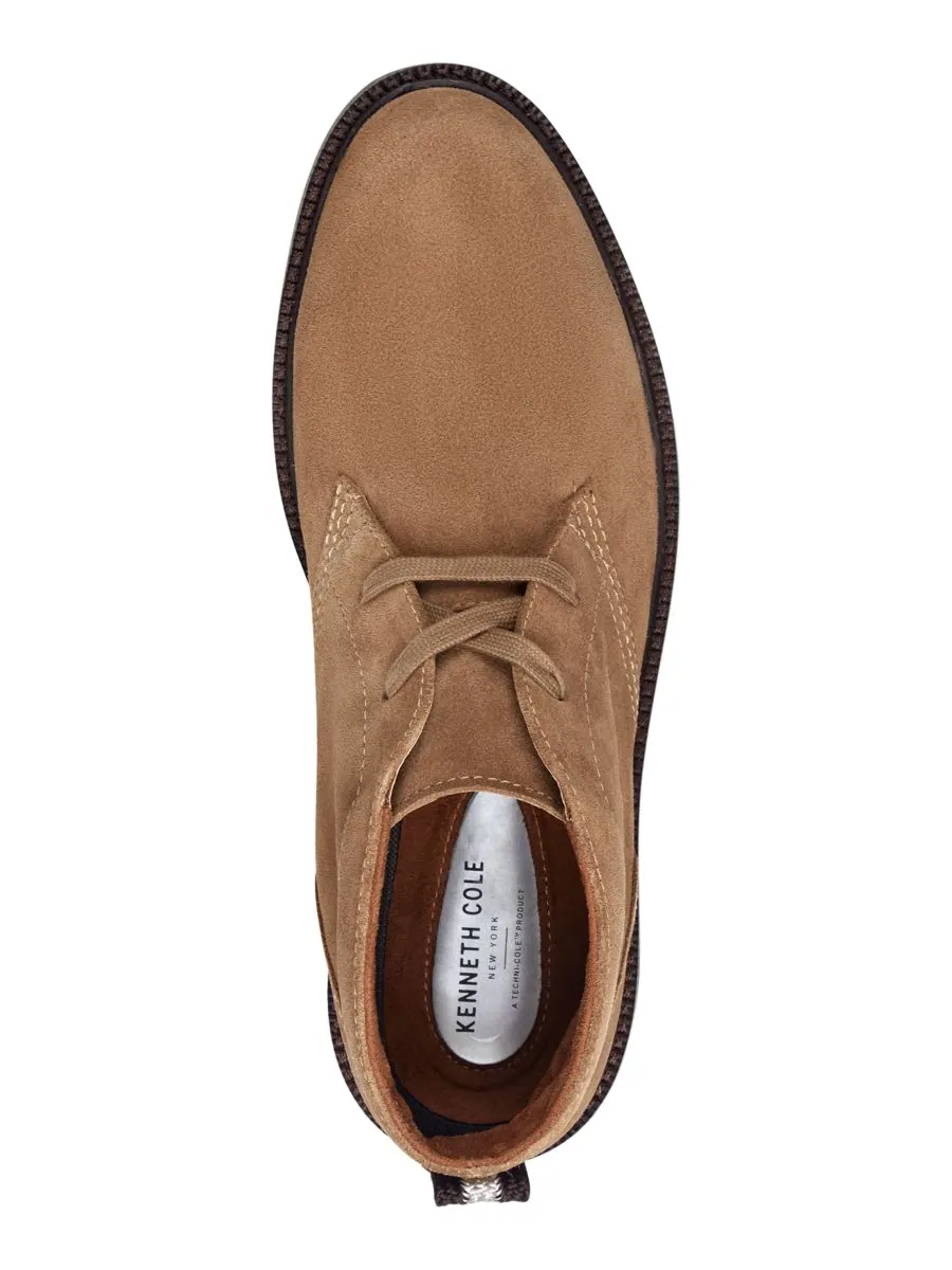 Мужские ботинки-чукка Wilhem на шнуровке Kenneth Cole New York — изображение 4 из 5, светлый коричневый