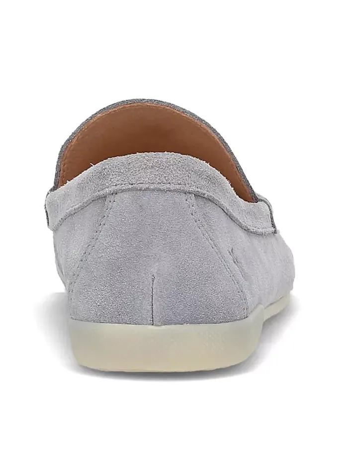 Женские лоферы Melanie Slip-On Skimmer из замши и кожи Frye — изображение 3 из 5, синий