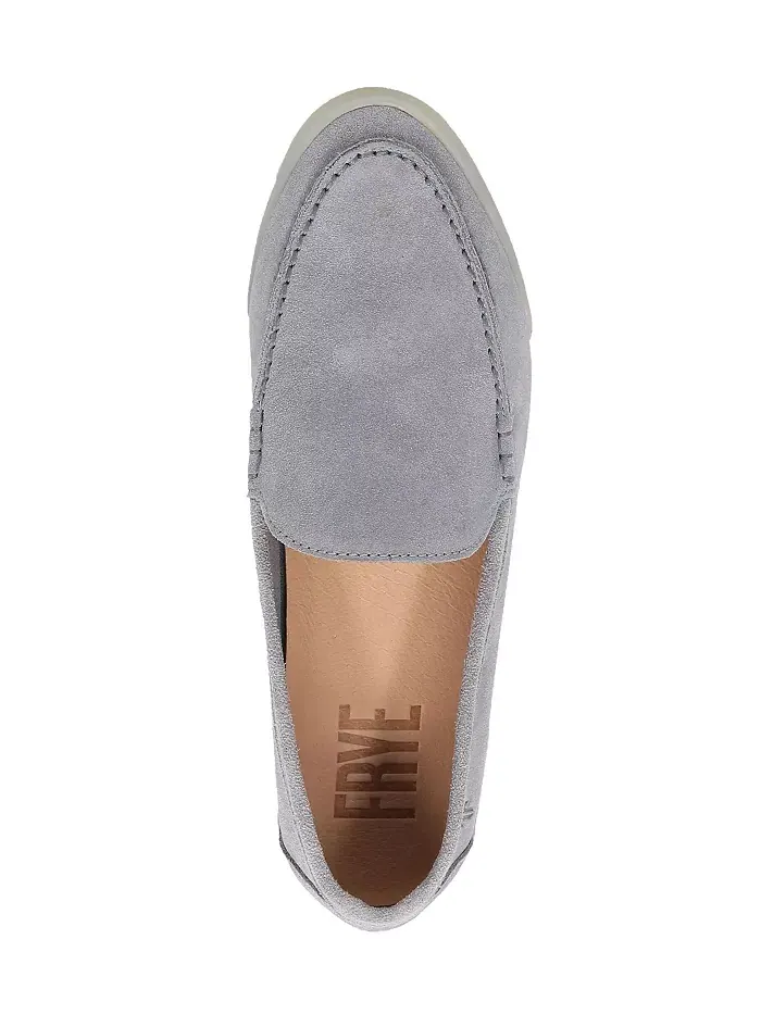 Женские лоферы Melanie Slip-On Skimmer из замши и кожи Frye — изображение 4 из 5, синий