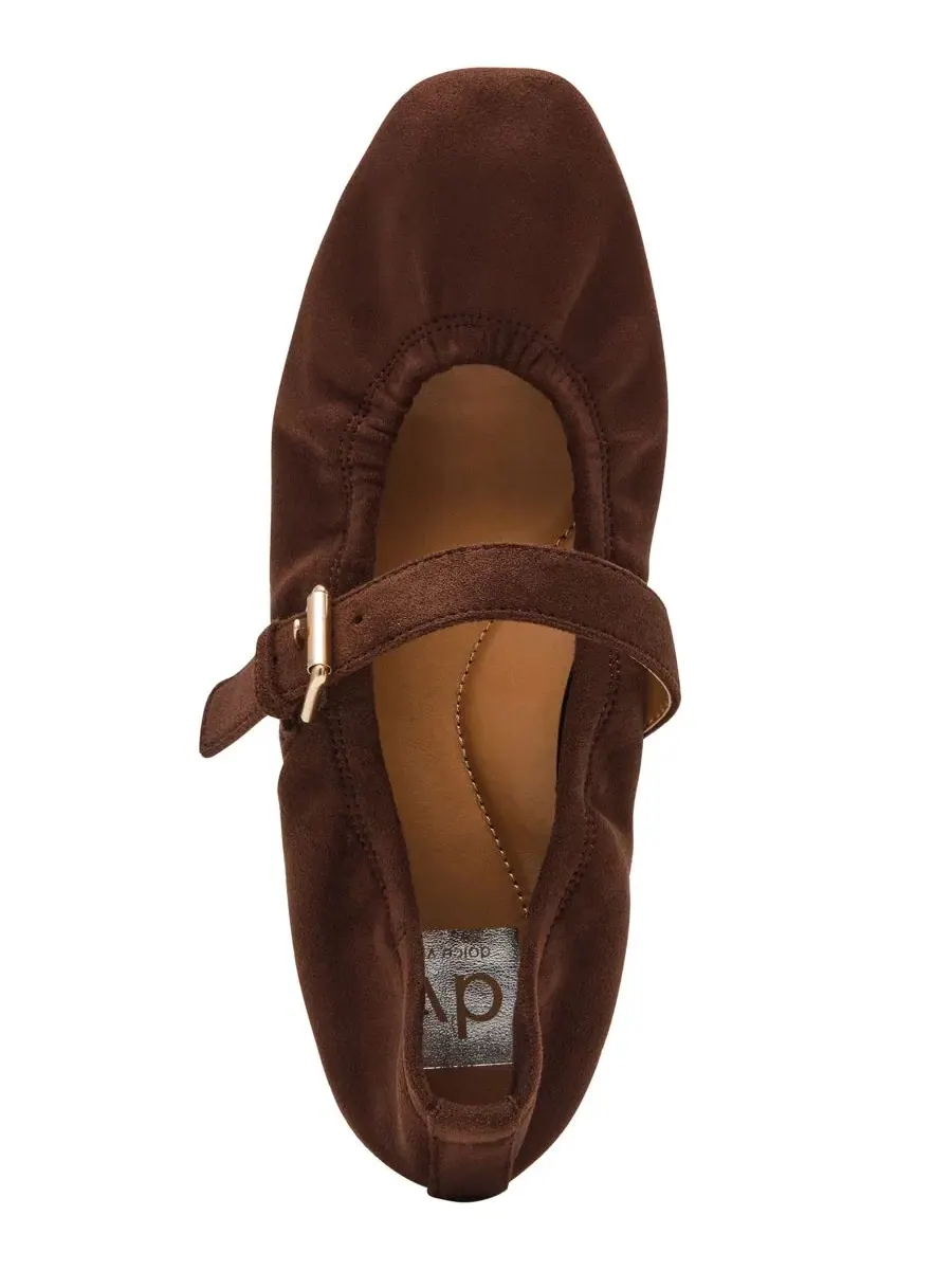 Балетки Marria Scrunched Mary Jane DV Dolce Vita — изображение 4 из 5, коричневый