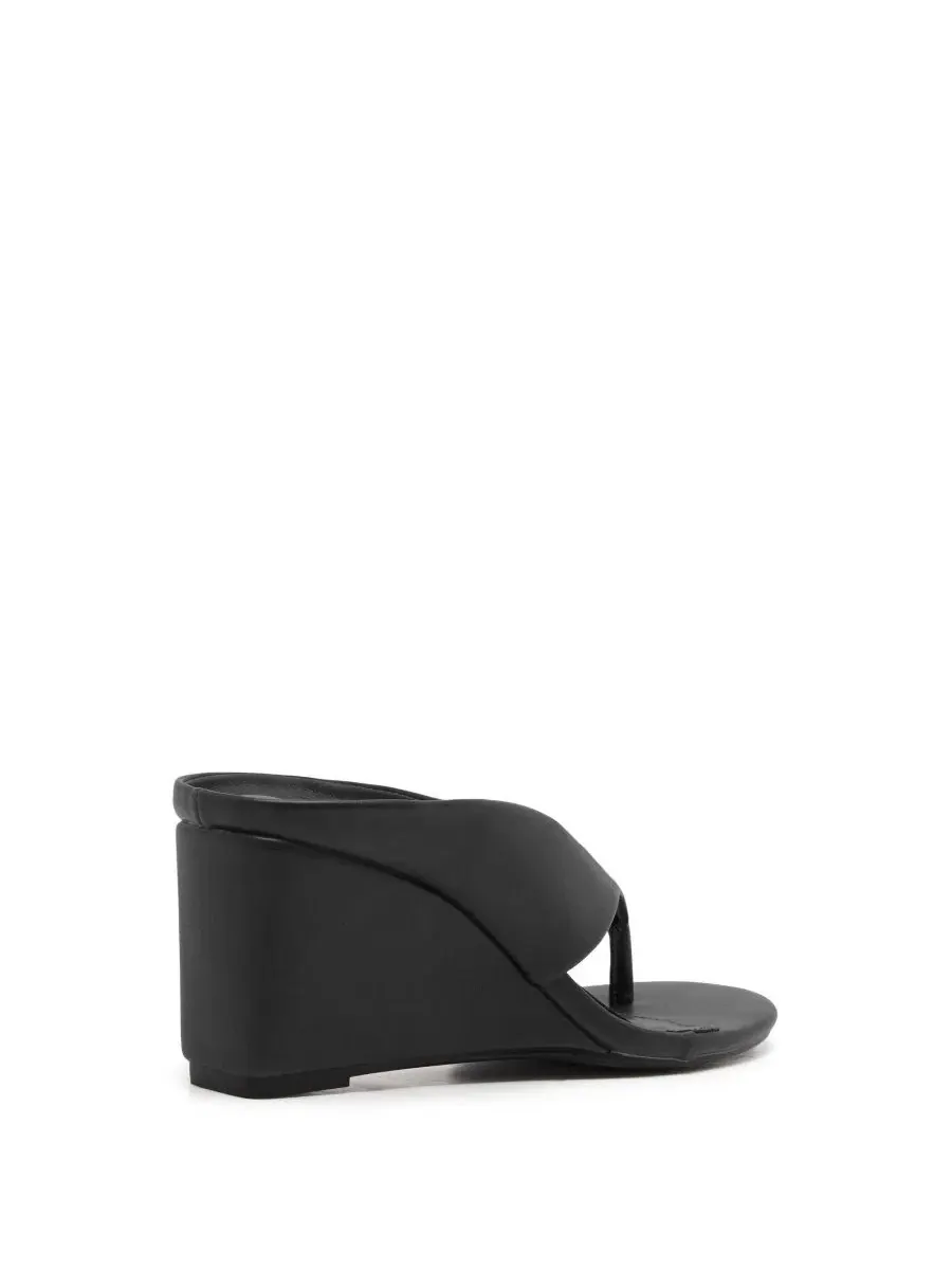 Босоножки на танкетке Sera Wedge Thong Heel Therapy Australia — изображение 3 из 8, черный