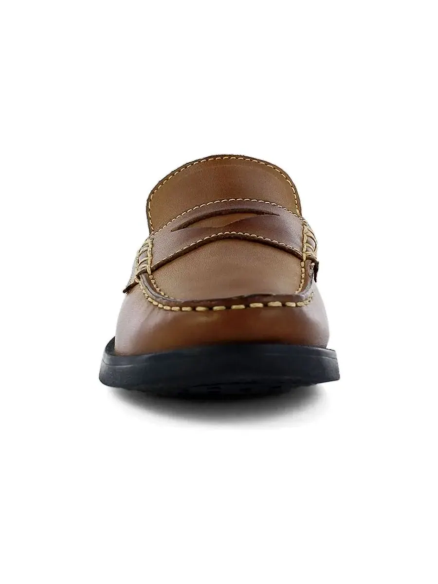 Детские лоферы для игры в крокет "Маленький мальчик" (Penny Loafer JR. Shoes) Florsheim — изображение 2 из 7, бежевый
