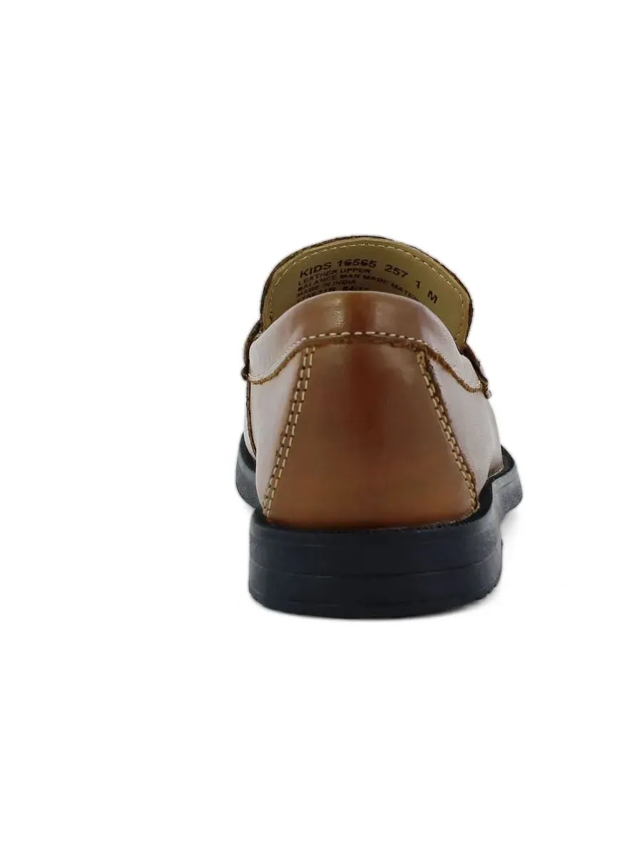 Детские лоферы для игры в крокет "Маленький мальчик" (Penny Loafer JR. Shoes) Florsheim — изображение 4 из 7, бежевый