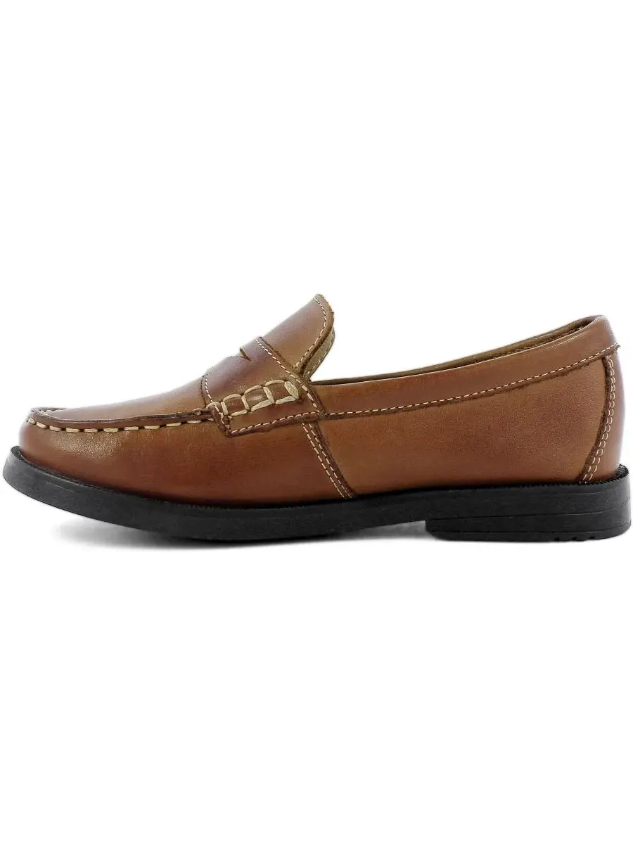 Детские лоферы для игры в крокет "Маленький мальчик" (Penny Loafer JR. Shoes) Florsheim — изображение 5 из 7, бежевый