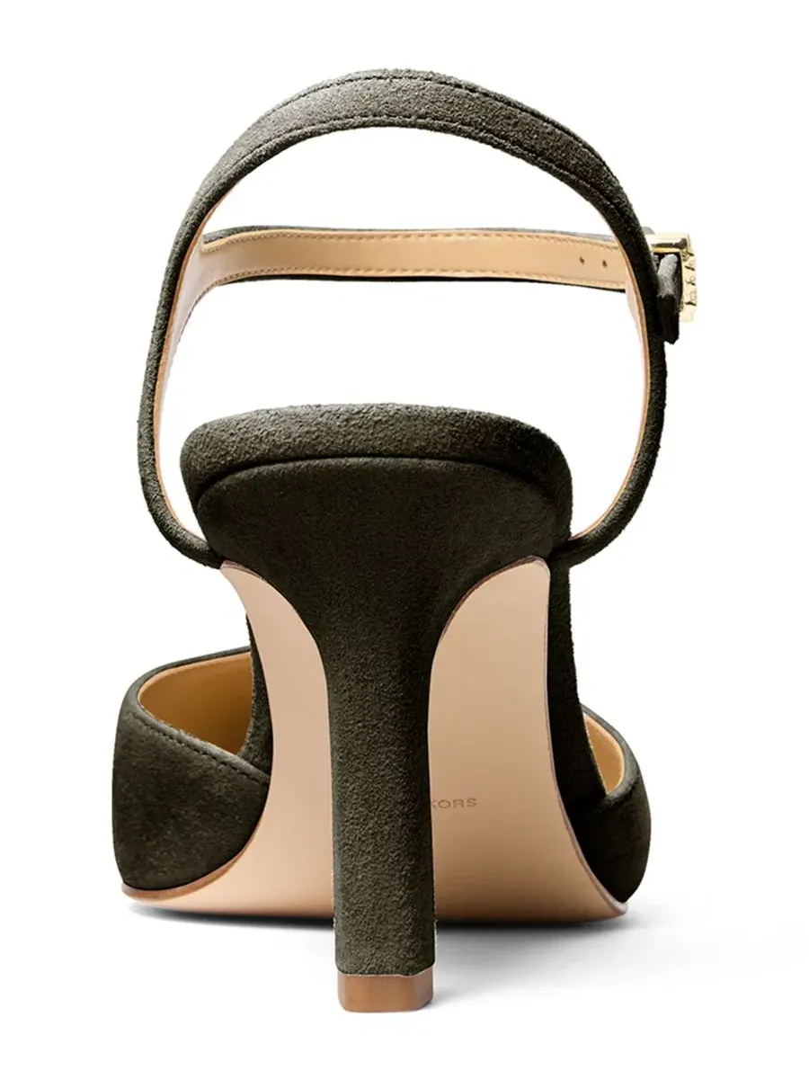 Туфли-лодочки Amara с острым мысом и ремешком на щиколотке MICHAEL Michael Kors, Loden Suede — изображение 3 из 3