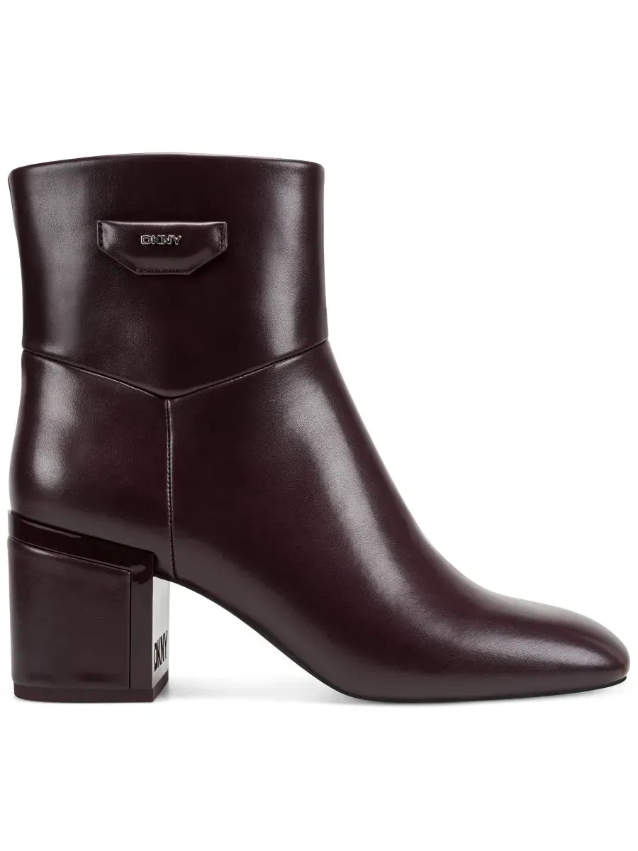 Ботинки-челси на устойчивом каблуке Kendra DKNY — изображение 5 из 5, красный