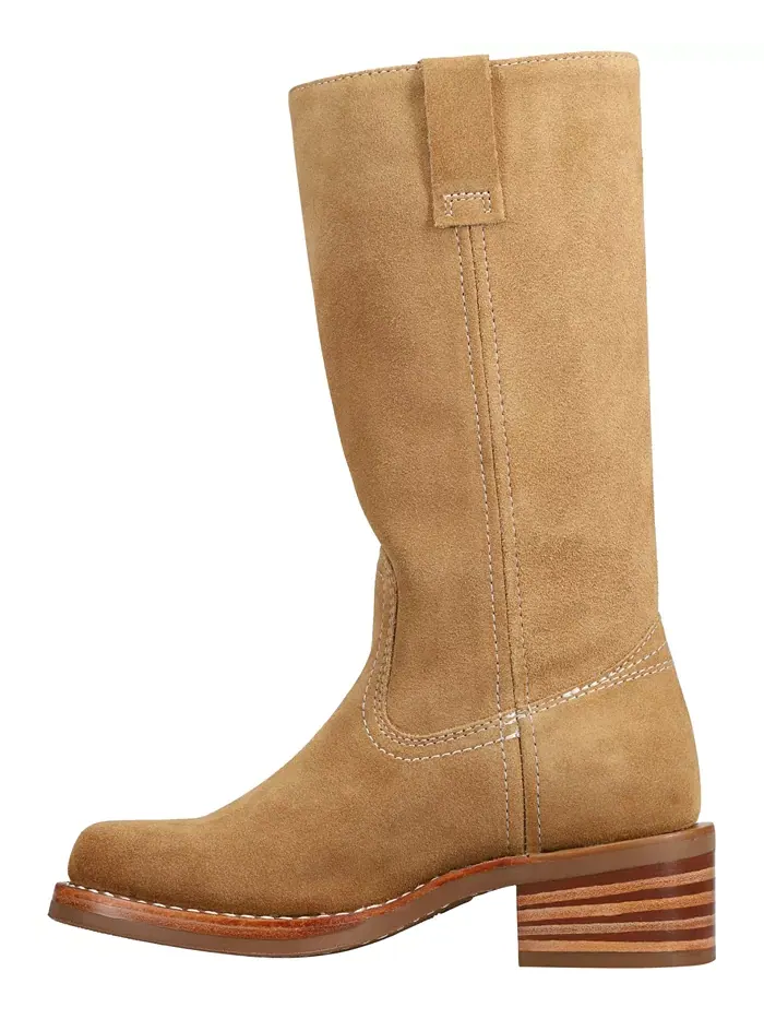 Женские сапоги Campus 12R Suede Tall Frye — изображение 5 из 5, бежевый/бежевый